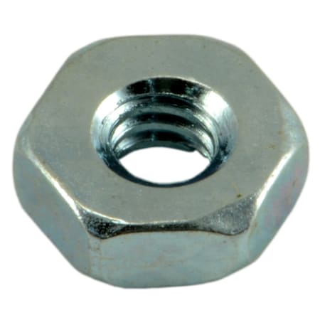 Machine Screw Nut, #4-40, Steel, Grade 2, Zinc Plated, 150 PK
